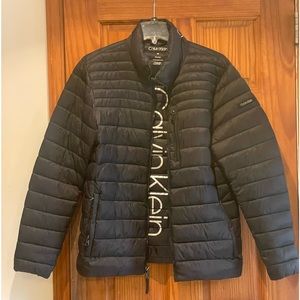 Calvin Klein Men's Packable Water Resistant Zip Front Puffer Jacket